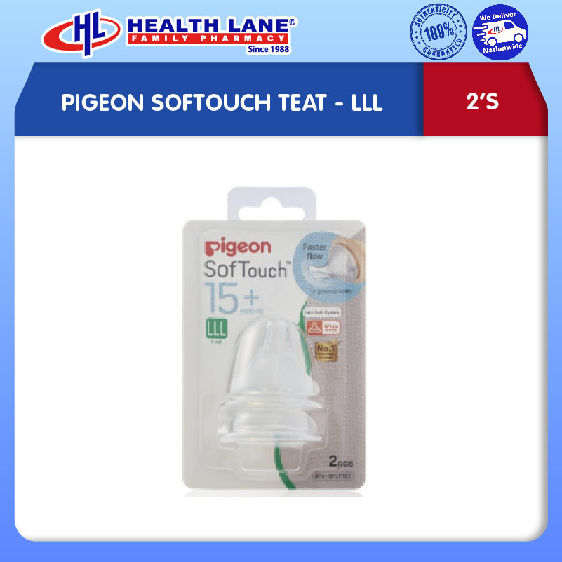 PIGEON SOFTOUCH TEAT 2'S- LLL